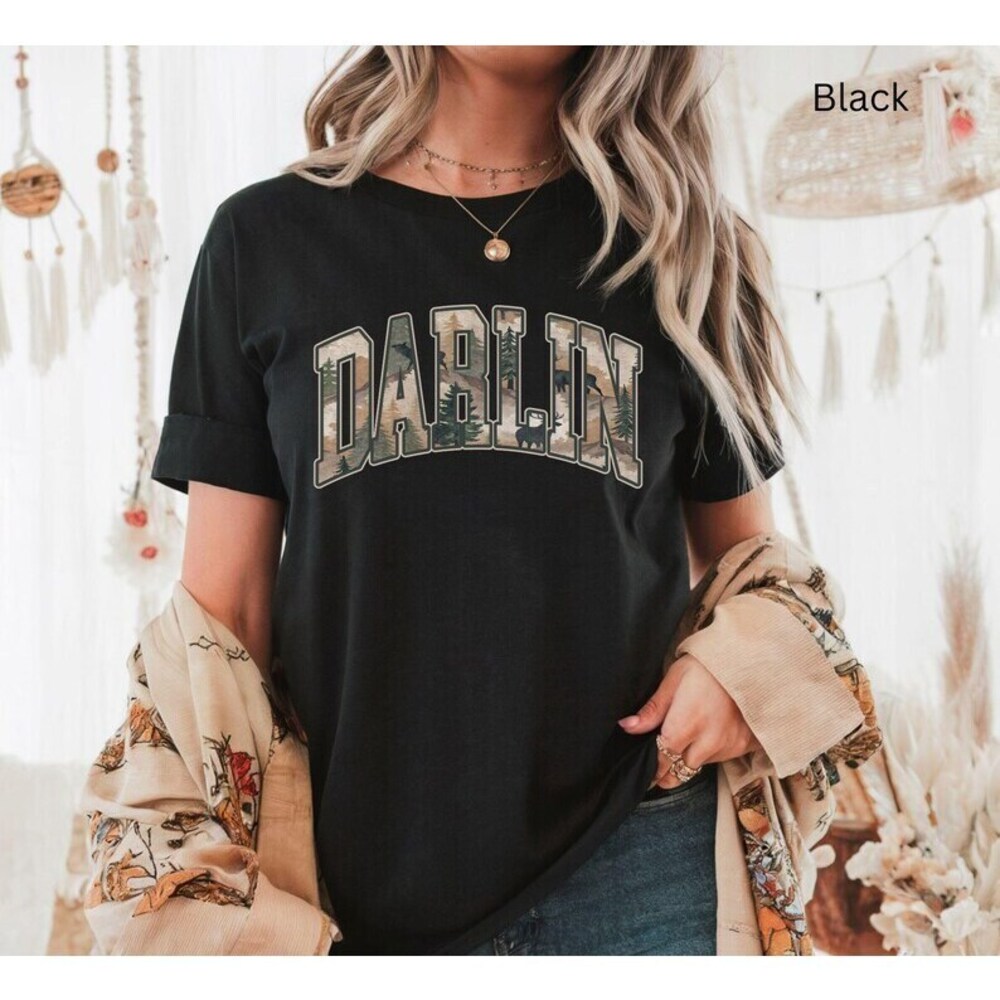Darlin Western Graphic Tee Black